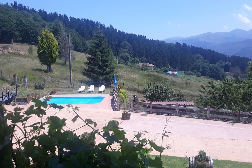 Caserio Vasco Con Piscina Y Barbacoa Orozko Dış mekan fotoğraf