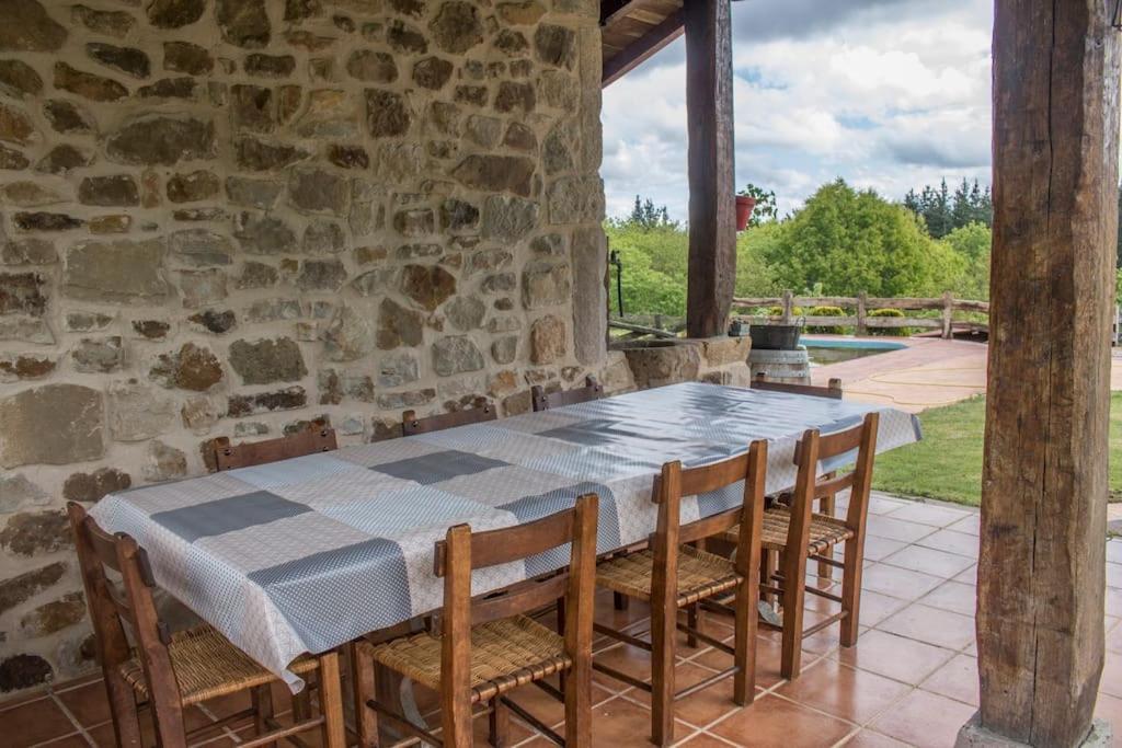 Caserio Vasco Con Piscina Y Barbacoa Orozko Dış mekan fotoğraf