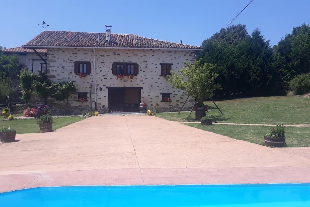 Caserio Vasco Con Piscina Y Barbacoa Orozko Dış mekan fotoğraf